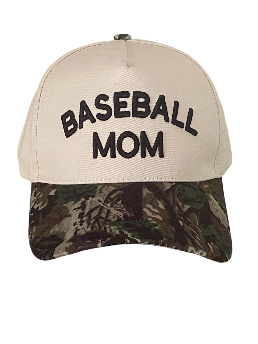 Baseball Mom Camouflage Embroidered Trucker Hat Boutique Cap New Trendy